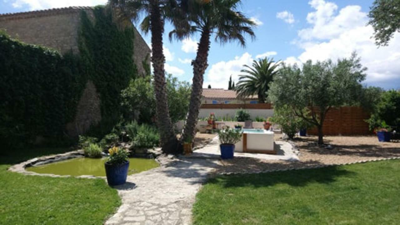 Bed and Breakfast Au Jardin D'Amphora Ginestas Exterior foto