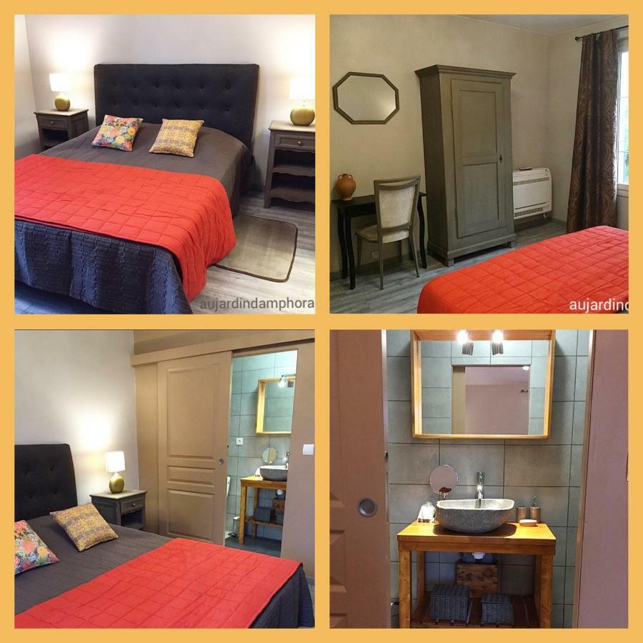 Bed and Breakfast Au Jardin D'Amphora Ginestas Exterior foto